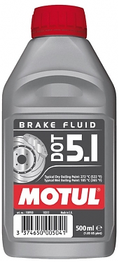 Motul Тормозная жидкость DOT 5.1 Brake Fluid 0,5 l (100950)