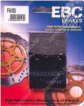 Тормозные колодки EBC Brakes FA103