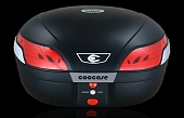 Кофр Coocase Astra 48л черный матовый со стоп-сигналом и внутренней подсветкой