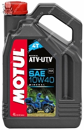 Motul ATV-UTV 4T 10W40 масло моторное 4 литра (105879)