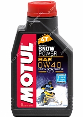 Motul Snowpower 4T 0W40 масло моторное 1 литр (105891)