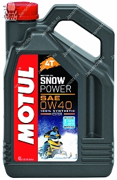 Motul Snowpower 4T 0W40 масло моторное 4 литра (105892)